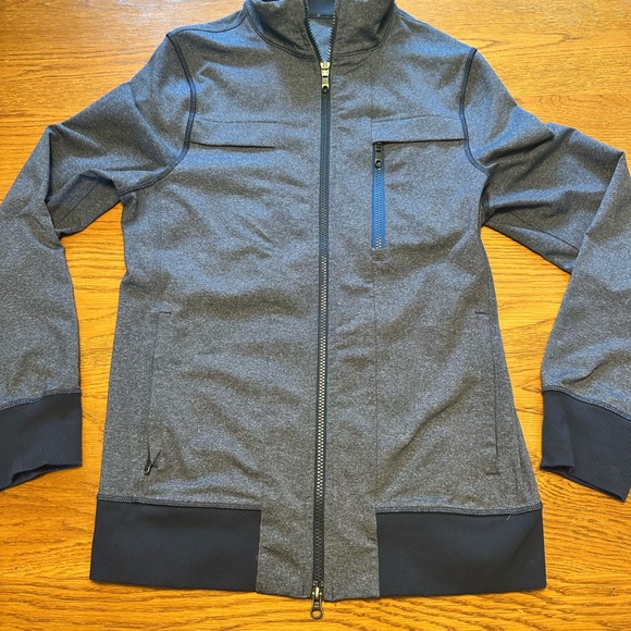 Lululemon Post Gravity Jacket Mens Small Heathered Inkwell - Picture 2 of 8